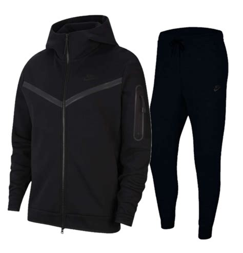 nike tech fleece pak heren zwart|Nike tech heren broeken.